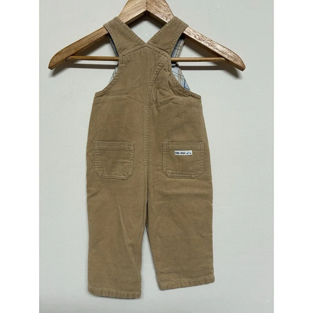 The Children’s Place Boy Khakis Corduroy Overalls 12 Months Car Design Thick